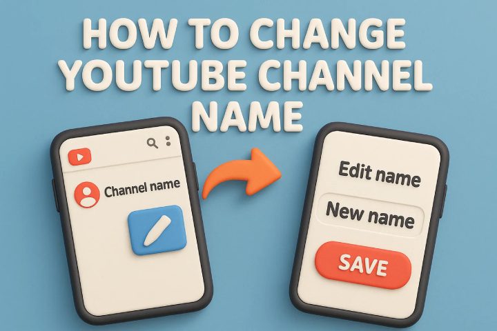 How to change a YouTube channel name safely with parental tips