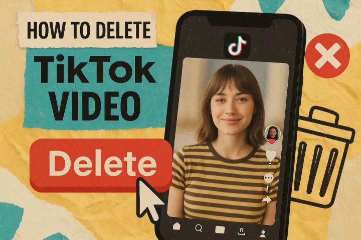 How to delete a TikTok video: the guide for parents
