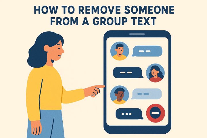 Cómo eliminar a alguien de un grupo de texto y mantener los chats seguros