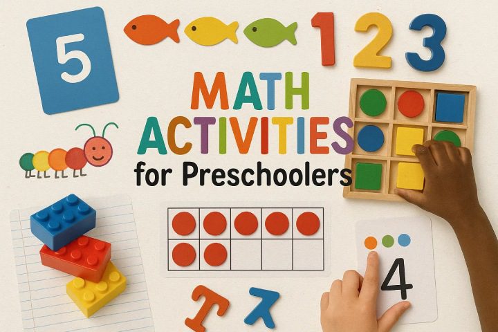 Math activities for your preschoolers: Learning through play