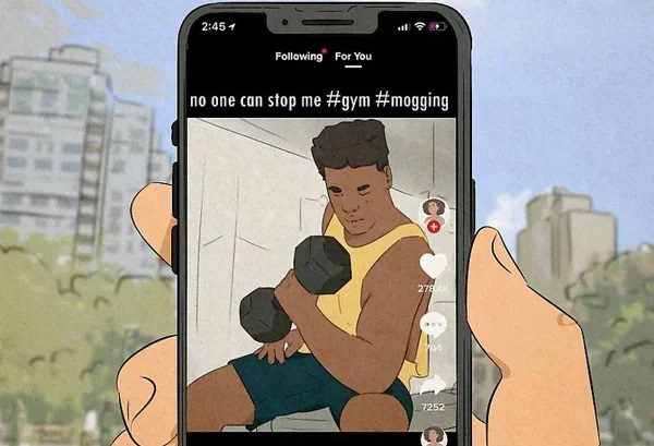 mogging tags on social media