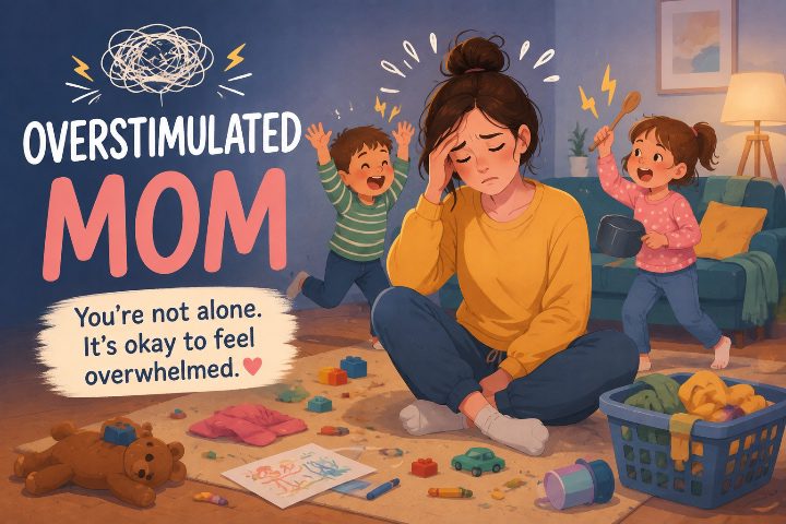 For overstimulated mom: Identify the signs & strategies for relief