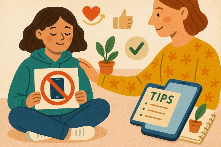 Support your teen taking a break from social media: tips and benefits