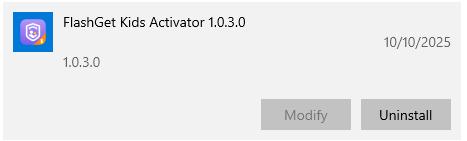 FlashGet Kids Activator version FlashGet Kids Activator version