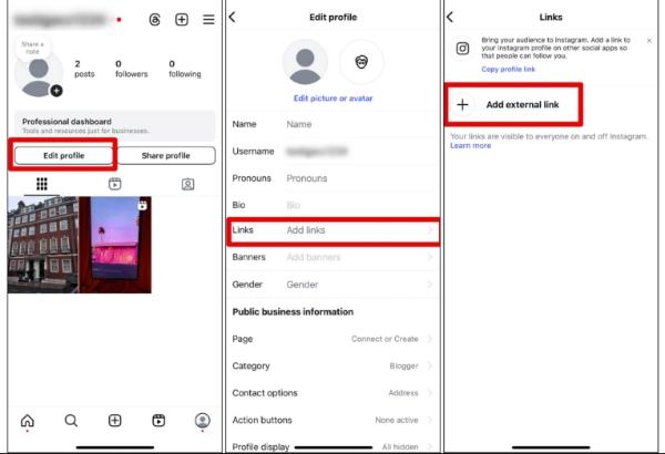 How to hyperlink in Instagram posts 1