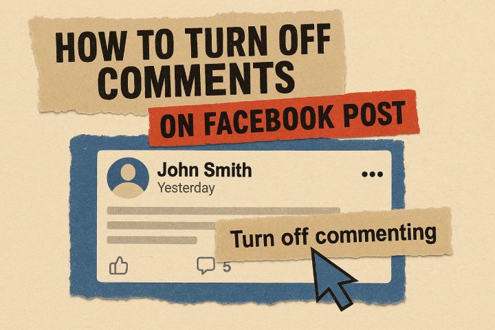 Managing comments: How to turn off comments on Facebook post