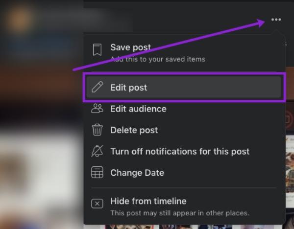 How to turn off comments on a Facebook post 2