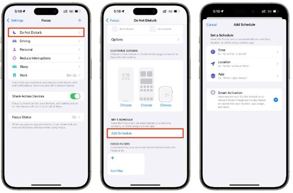 How to turn on do not disturb on iPhone 2