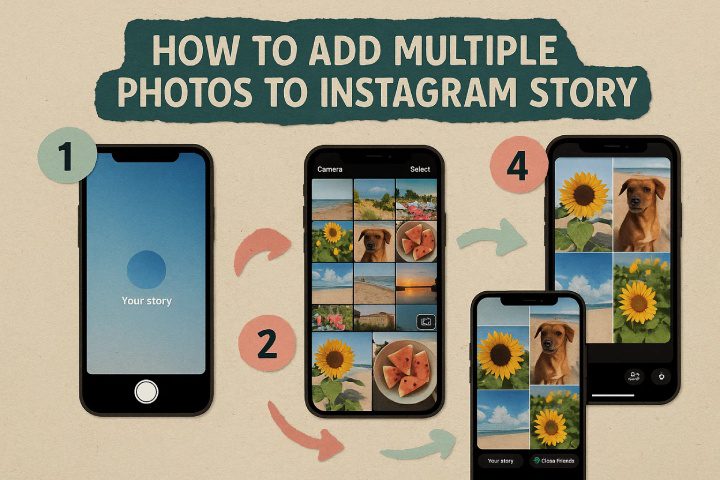 How to add multiple photos to Instagram story: parent-friendly guide