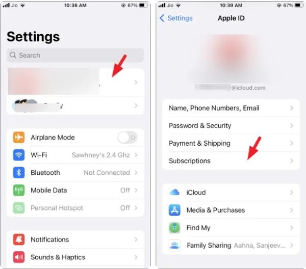 การสมัครสมาชิก Apple การสมัครสมาชิก Apple