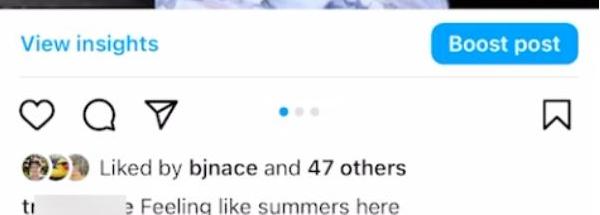 Check below the image or video for the engagement metrics. 