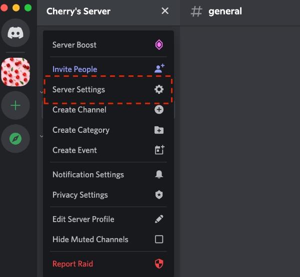 Discord Server Settings discord server settings