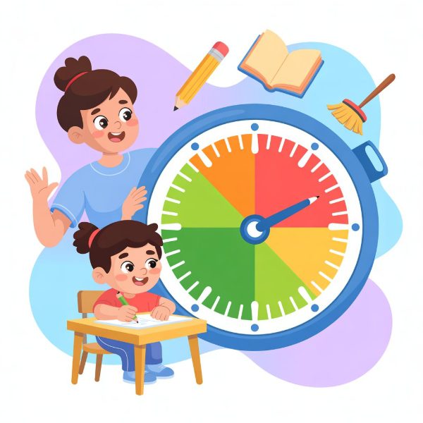 مؤقت مرئي للأطفال