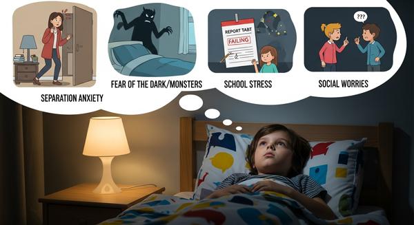 ansiedad infantil por el sueño