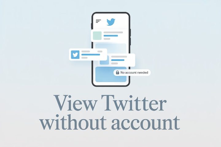 계정 없이 Twitter(X)를 보는 안전하고 쉬운 6가지 방법