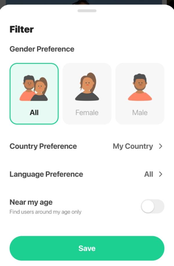 2 set filter on azar