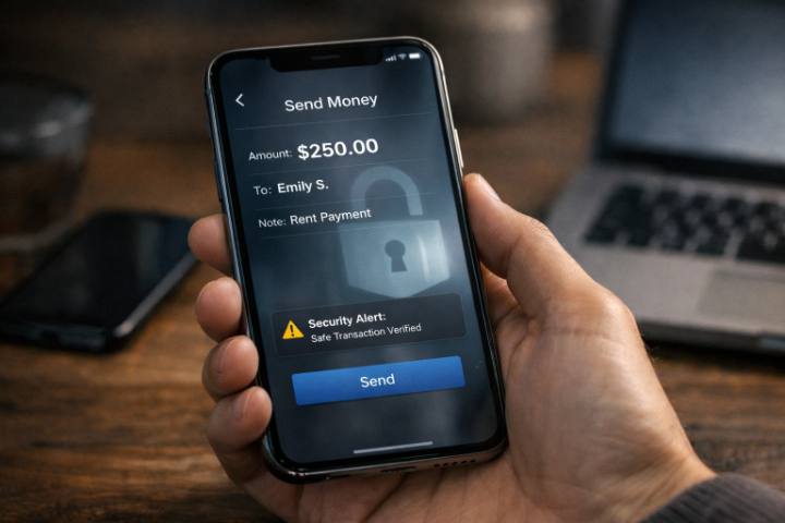 Zelle biztonságos