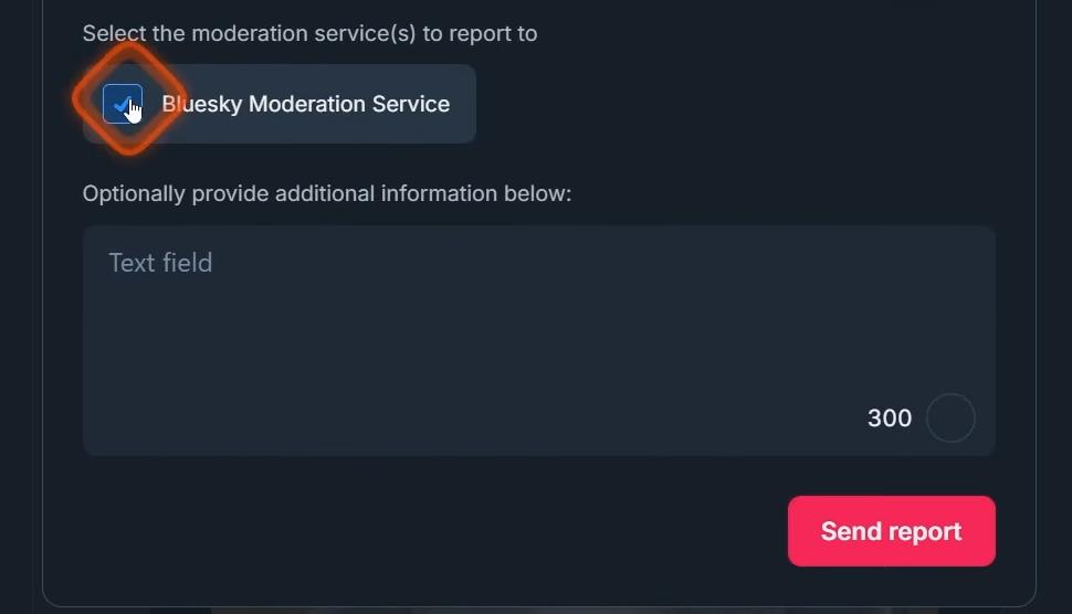 Bluesky Moderation service