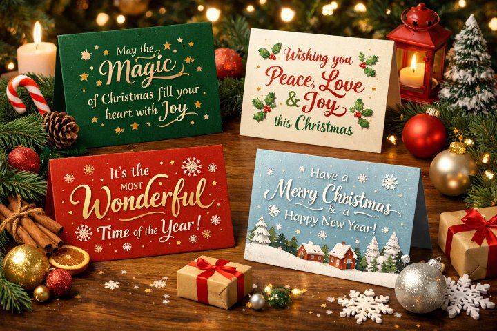 Crafting the perfect Christmas card messages: Tips and examples