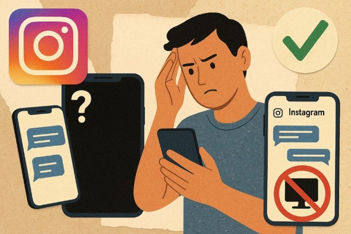 Instagram mesajlarını göremiyorum: Siyah ekran sorununu çözmek için test edilmiş yöntemler