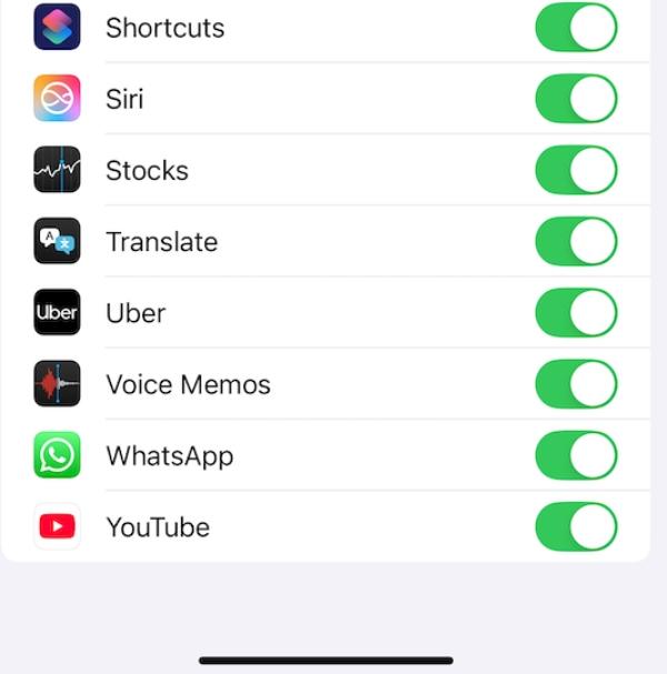 Make sure the Background App Refresh switch is on Make sure the Background App Refresh switch is on