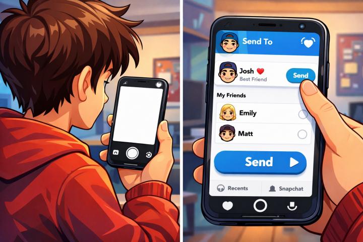 Blank snap explained: What and how to send them on Snapchat