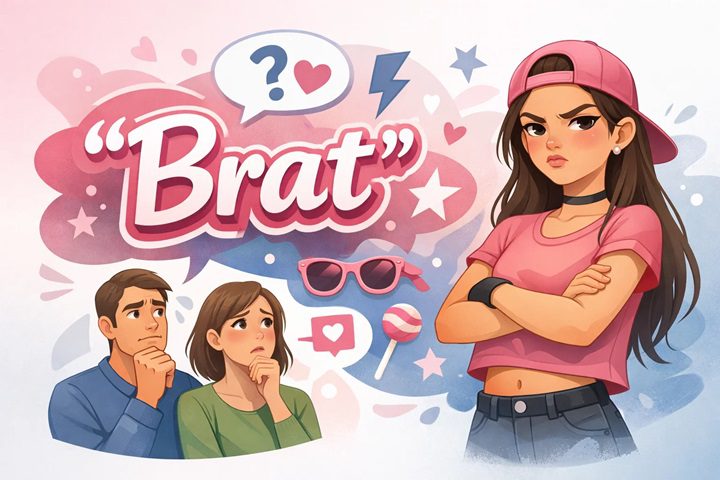 The full 'brat' slang meaning: Culture, usage, and parental insights