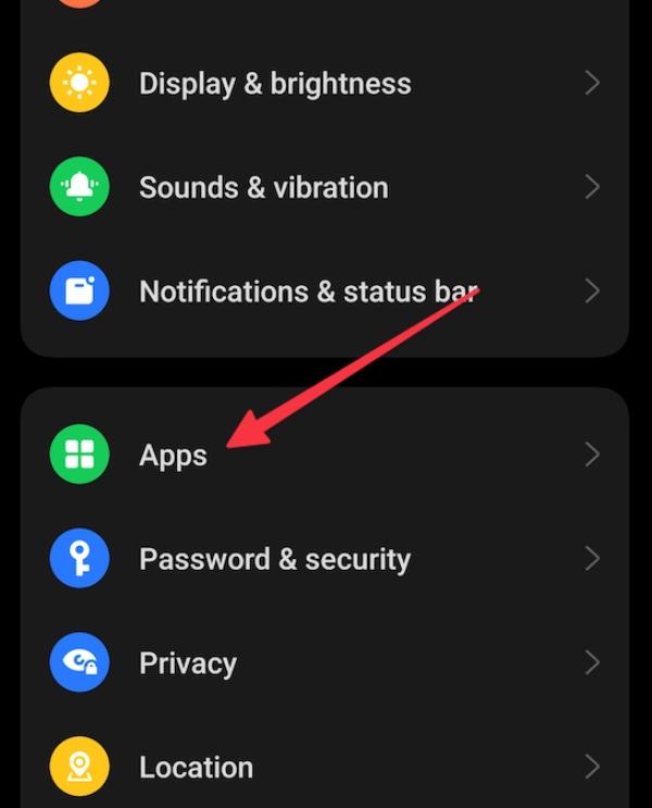 click on Apps click on Apps