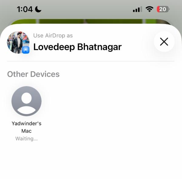 sync photos from iPhone to Mac via Airdrop