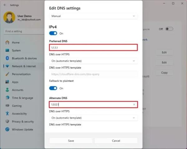 How to change DNS on Windows 3