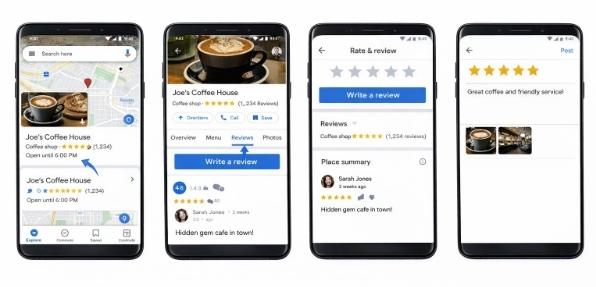 How to leave a review on Google Mobile guide 1