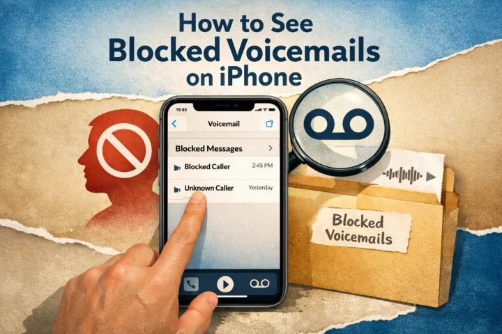 How to see blocked voicemails on iPhone