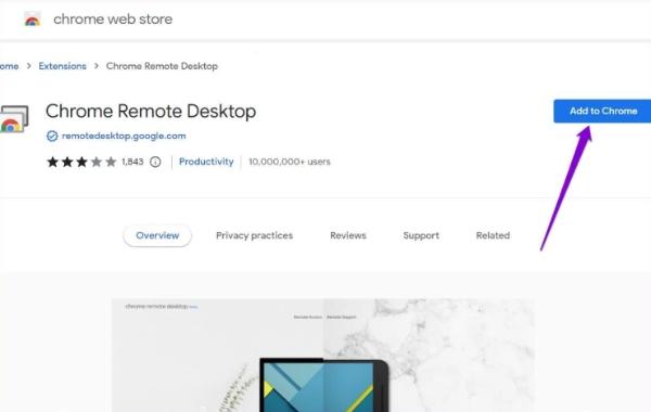 Install Chrome Remote Desktop extension in both Mac and browser