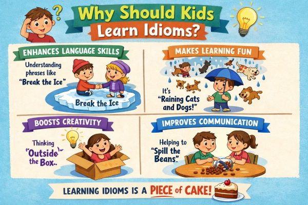 Why should kids learn idioms