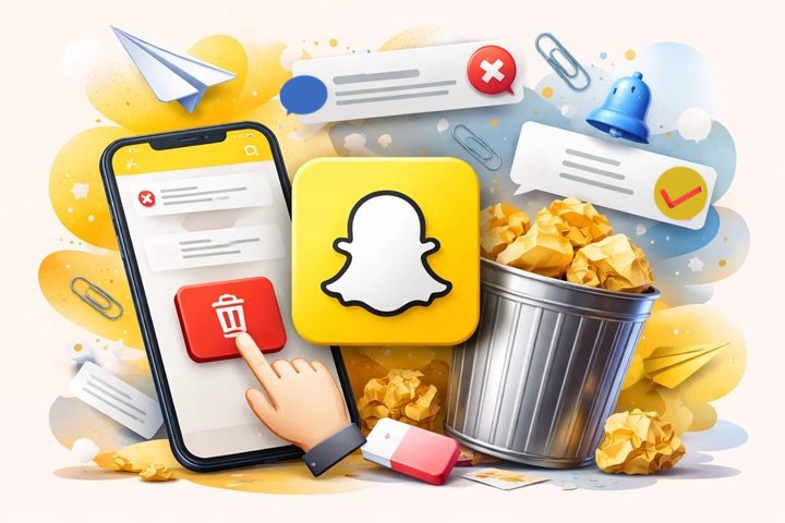 Så här tar du bort meddelanden och chattar på Snapchat: En detalj guide