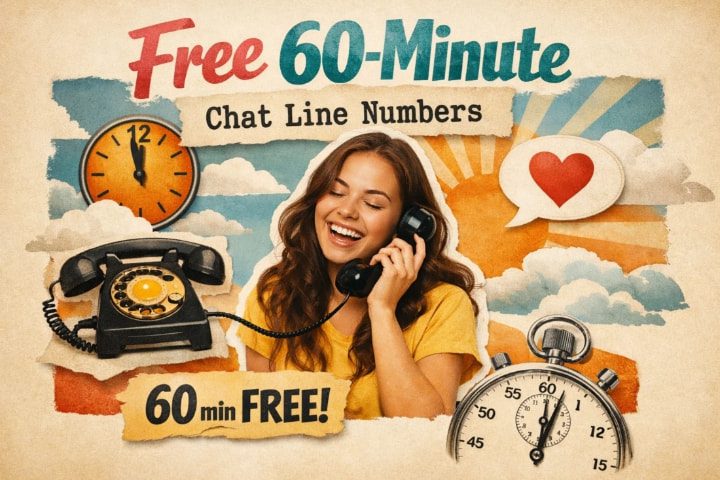 Free 60-minute chat line numbers & tips for how to stay safe
