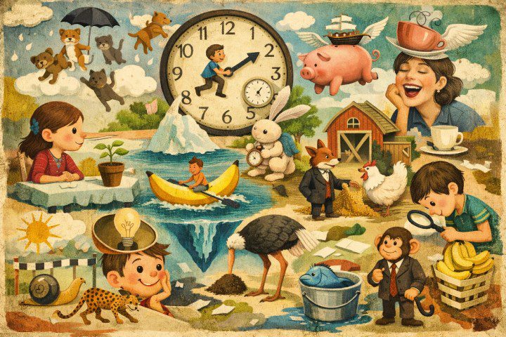 Common idioms list for kids: Learn and laugh playfully