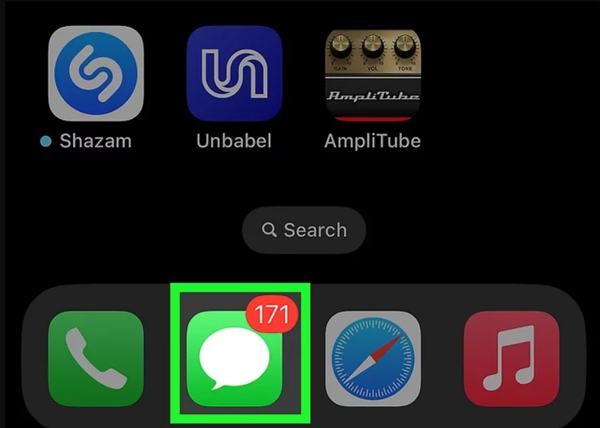 Unblock a number directly from the Messages app