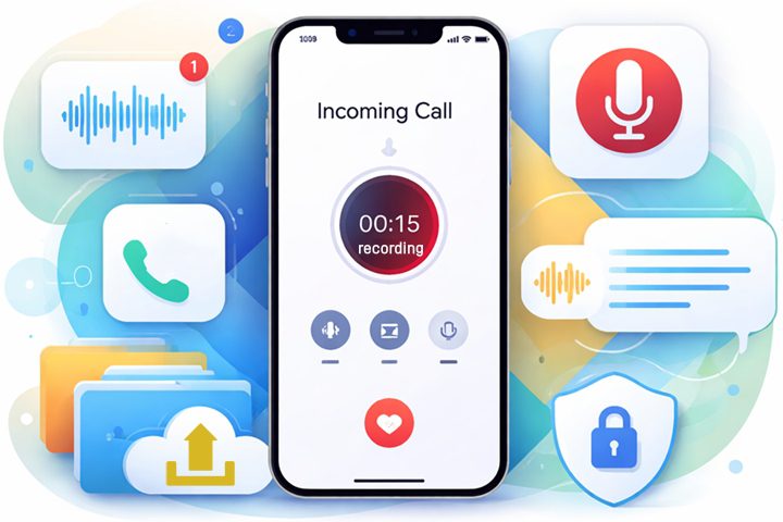 merekam panggilan telepon di iPhone