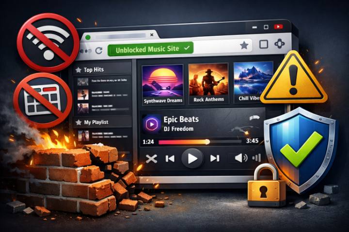 What are unblocked music sites?