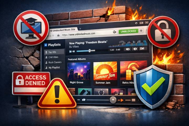 Unblocked music sites: What parents should watch out for