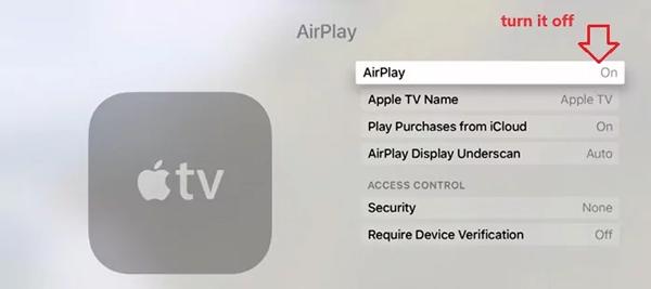 Disabilita-AirPlay-per-applicare-TV Disabilita AirPlay per applicare la TV
