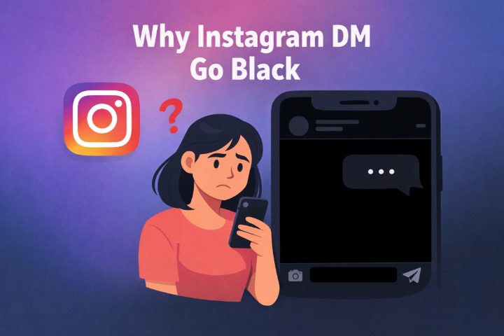 Why Instagram DM go black: Common causes & easy solutions