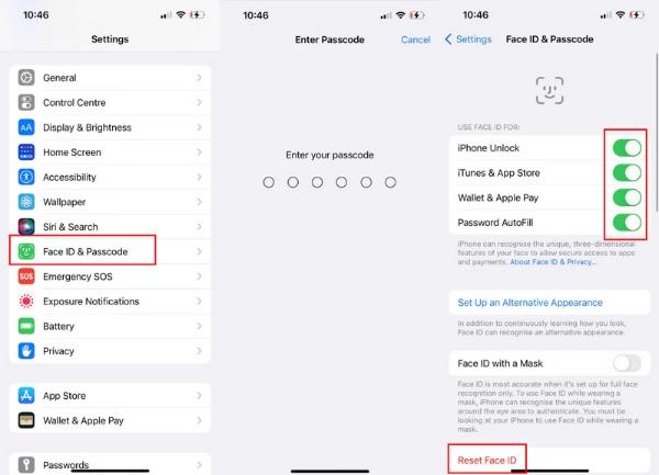 enter-your-existing-numeric-passcode-on-iPhone-face-ID enter your existing numeric passcode on iPhone face ID