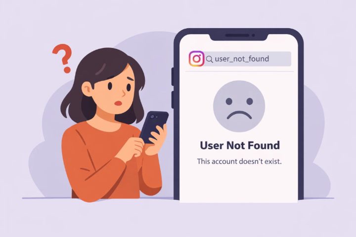 Instagram error “user not found”: What it means & how to recover