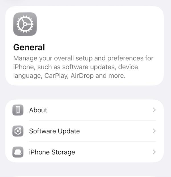 Επιλέξτε χώρο αποθήκευσης iPhone