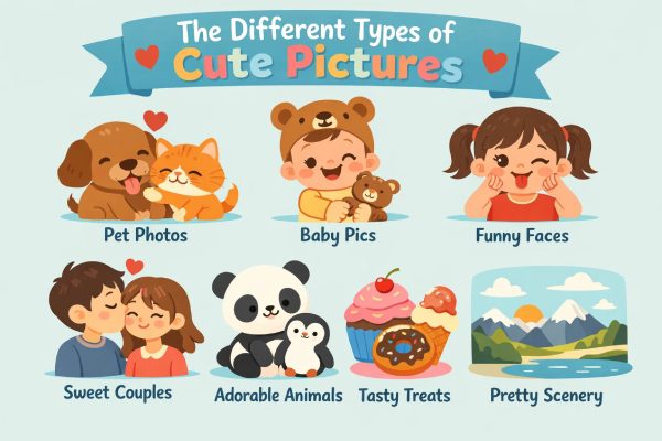 The different types of cute pictures