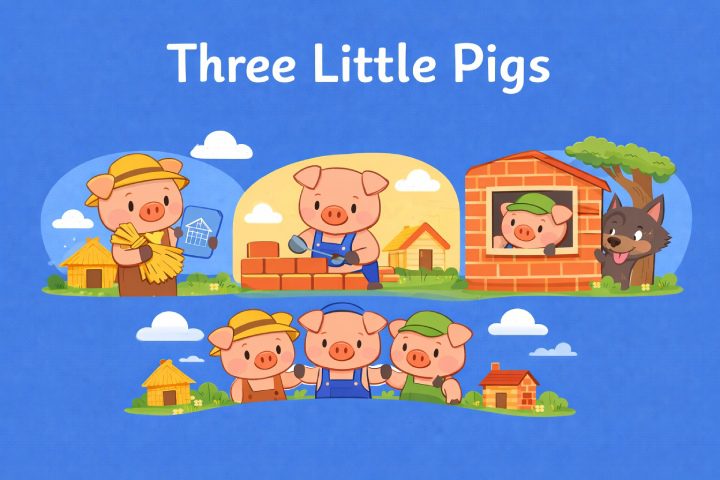 Oktatási meglátások a három kismalactól fiatal tanulók számára