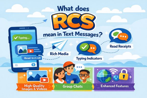 O que significa RCS em mensagens de texto?