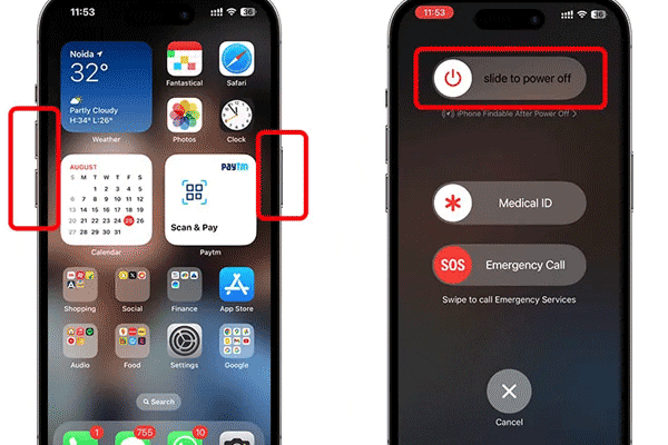How to restart my iPhone